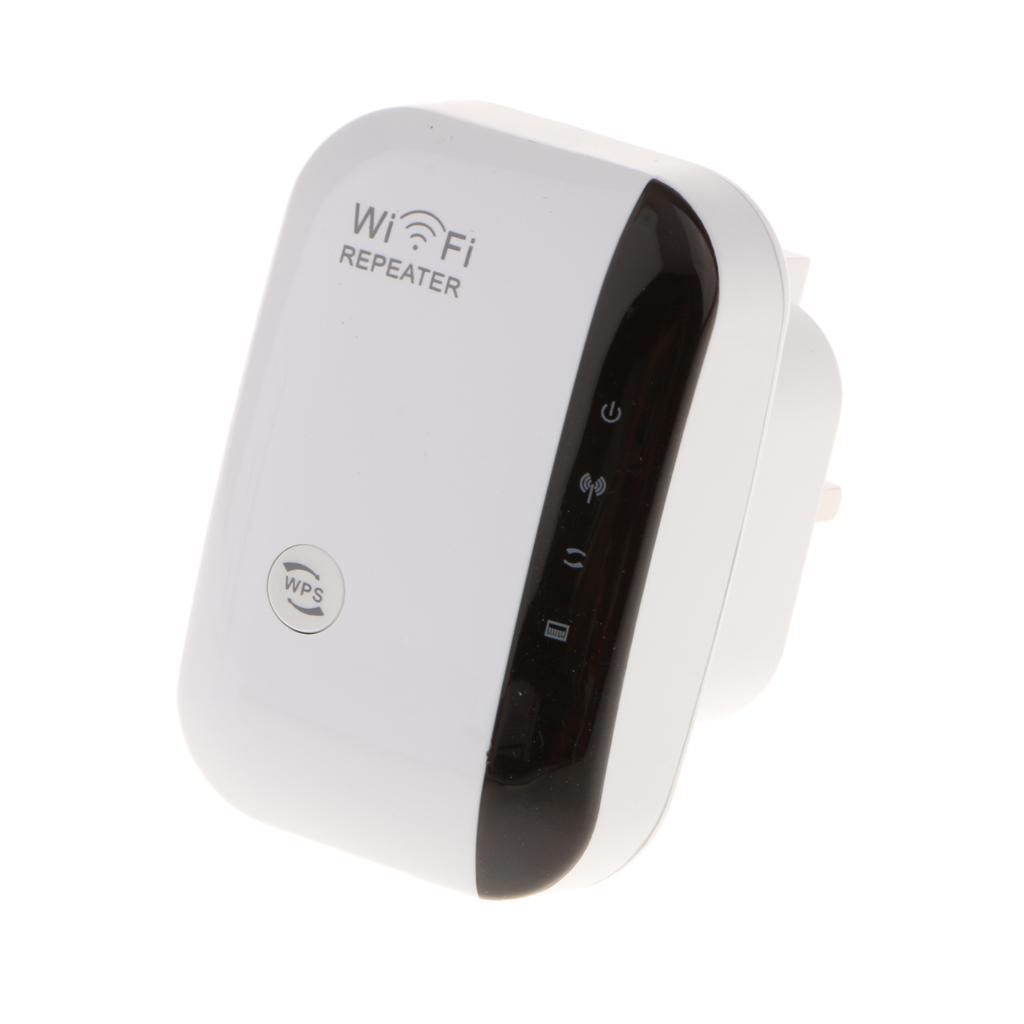 WIFI Wireless Signal Amplifier Repeater AP 300M Signal Enhancement UK Plug