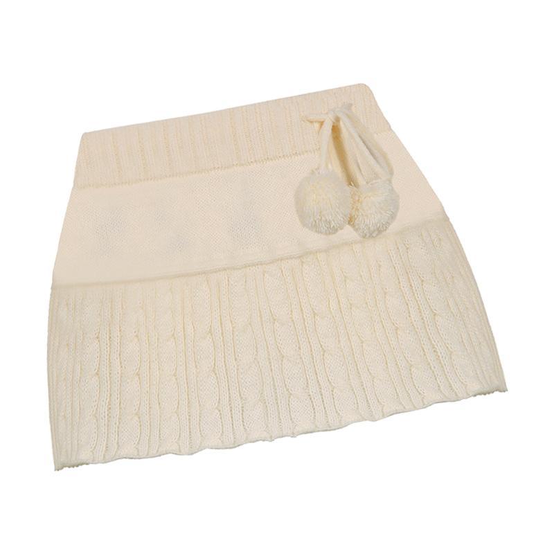 Mini Skirt Ribbed Knit Low Waist Girl Solid Short Skirt for Women