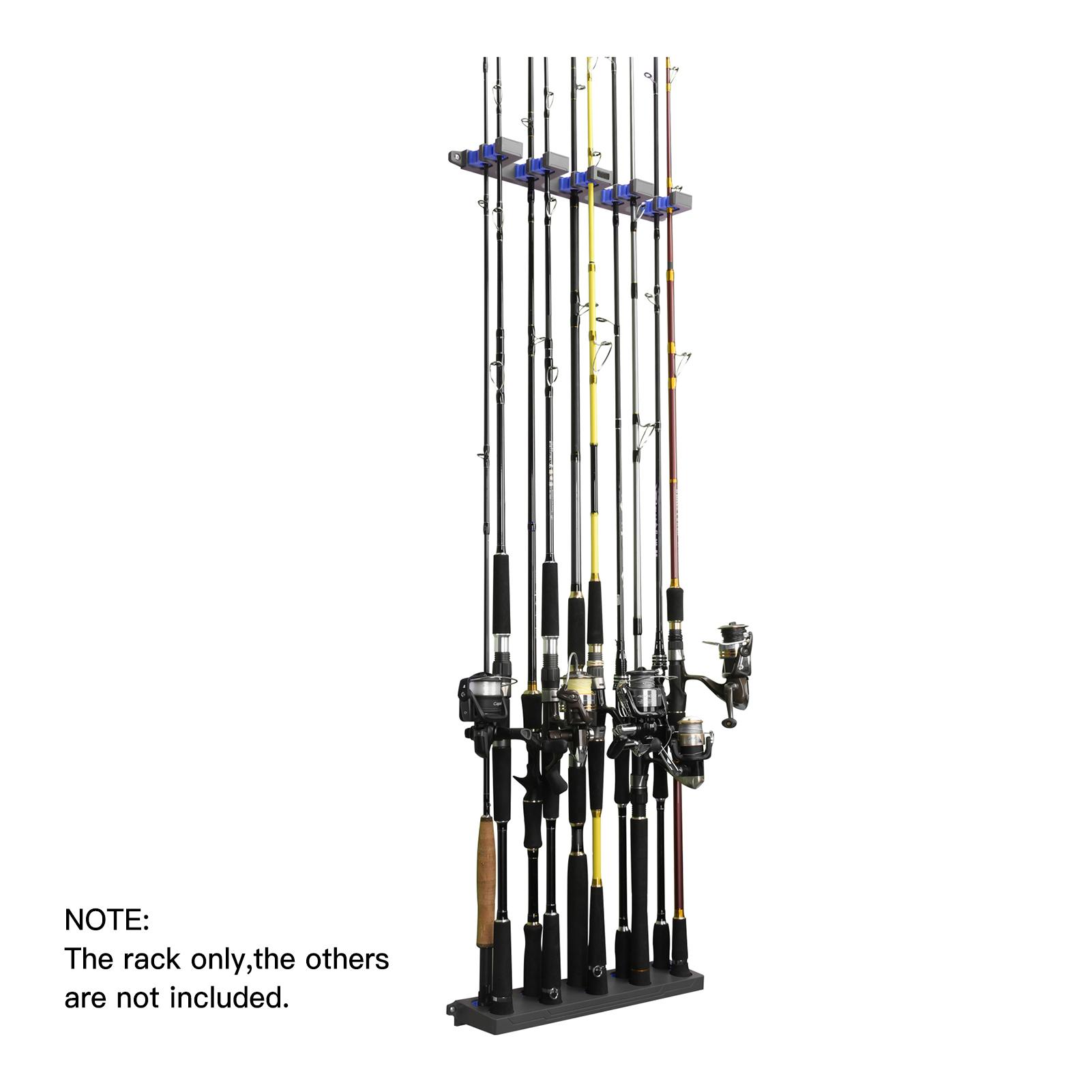 Giá treo cần câu BL-071 cho 10 cần câu Giá treo cột câu cá treo tường Giá đỡ