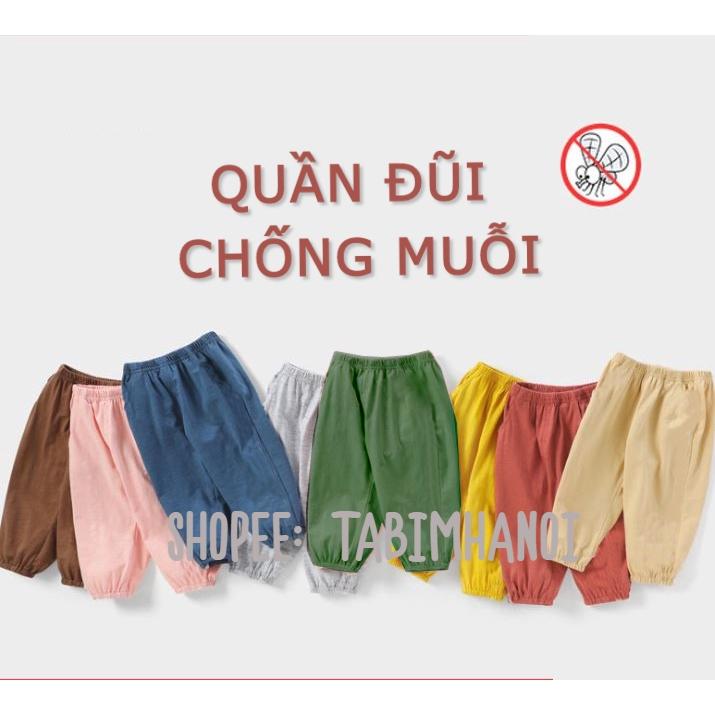 Quần dài trẻ em tránh muỗi QATE236 cho bé từ sơ sinh đến 19kg