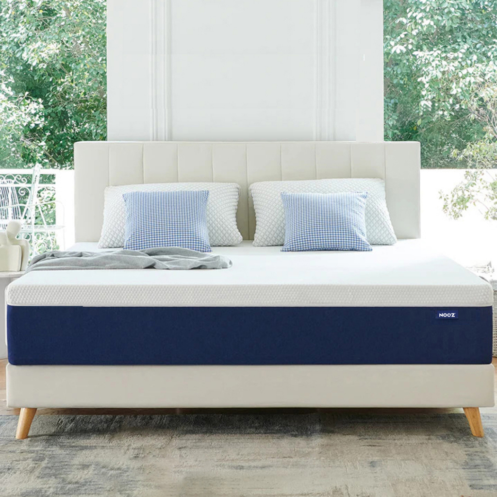 Nệm Foam Comfy 25cm NOOZ Home Goods Mattress Tiêu Chuẩn CertiPUR-US Ruột Đệm Cao Su Non Hỗ Trợ Nâng Đỡ Vỏ Đệm Tencel