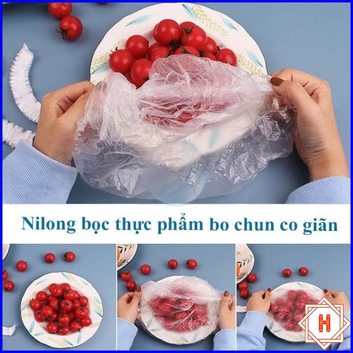 Túi 100 màng bọc thực phẩm nilong co giãn { H }