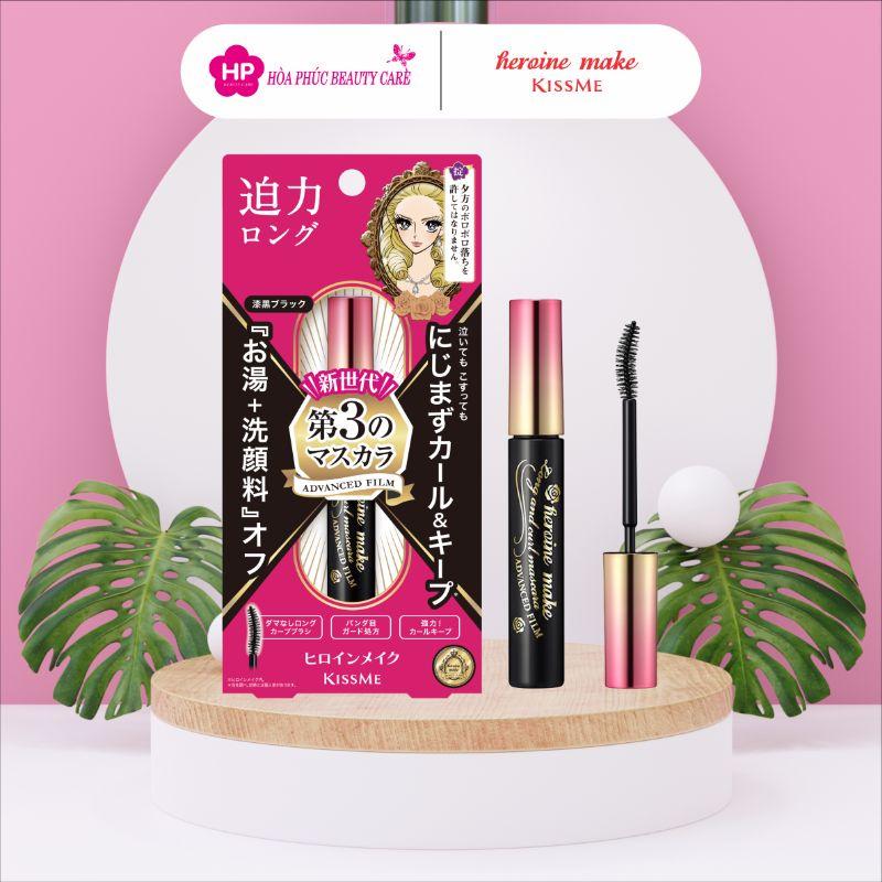 Mascara Dạng Màng Film Chống Lem Trôi Giúp Nâng Cong Và Dài Mi Kissme Heroine Make (6 G)