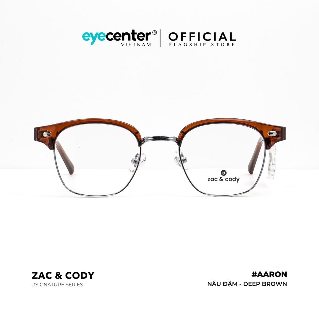 Gọng kính cận nam nữ A51-S chính hãng AARON by ZAC & CODY nhập khẩu Eye Center Vietnam