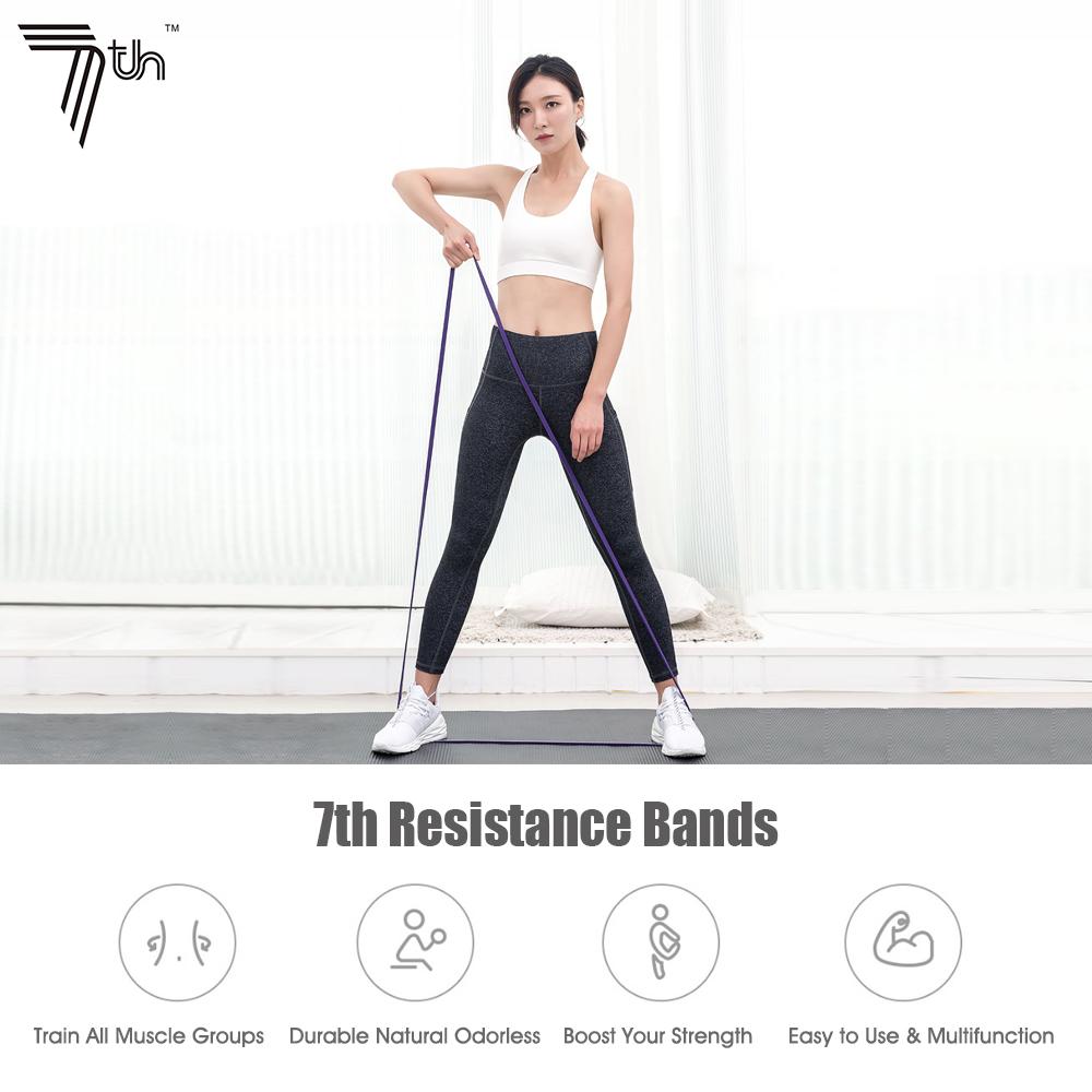 7th Long Resistance Band Pull Up Resistance Band Assist Exercise Workout Band for Fitness Strength Weightlifting and