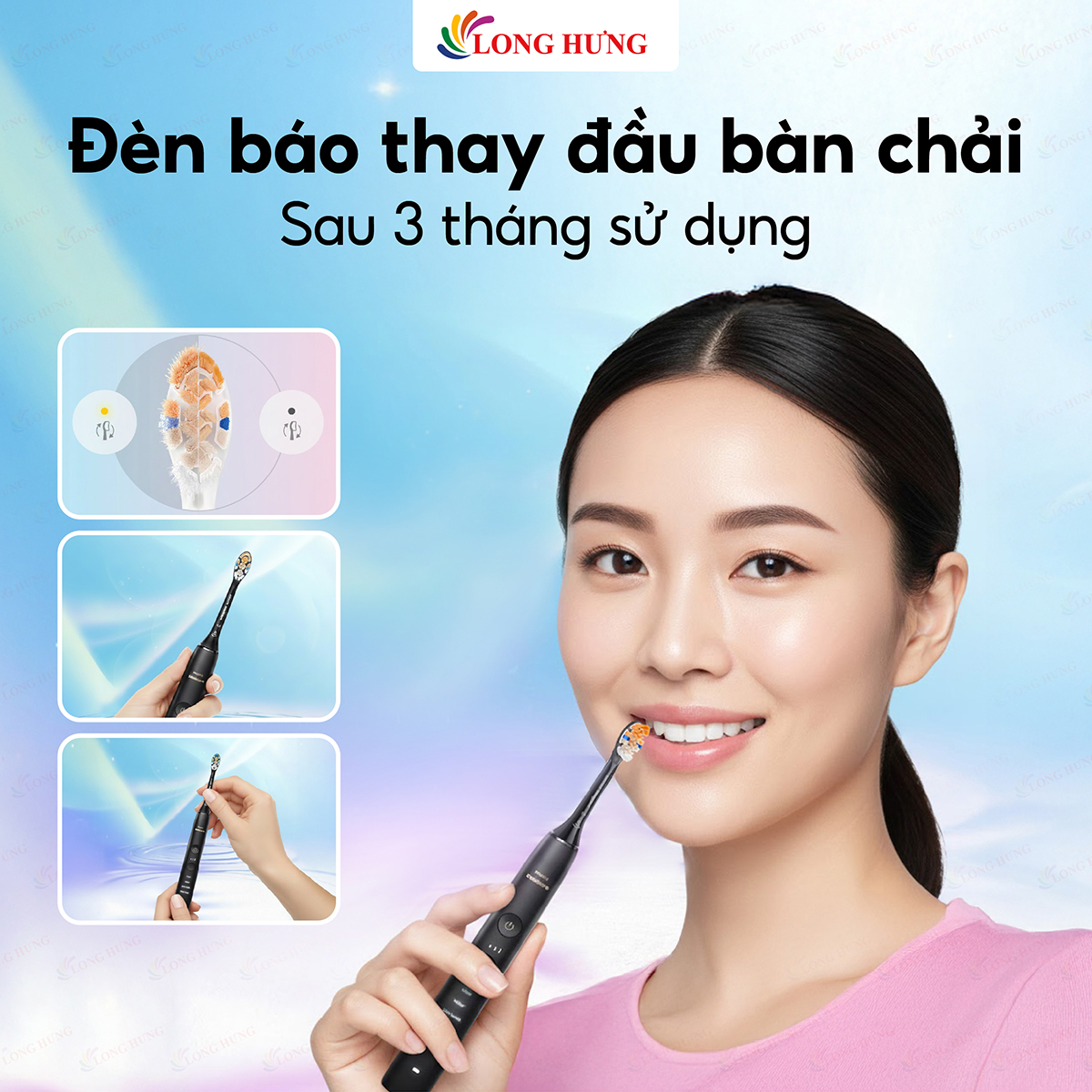 Bàn chải điện Philips Sonicare DiamondClean 9000 HX9914 - Hàng chính hãng