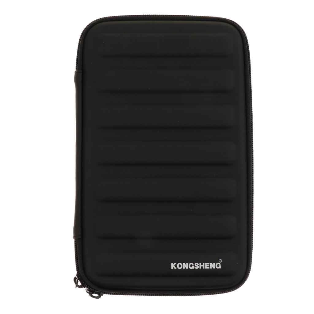 Sunnimix 10 Lỗ Kèn Harmonica Túi Bảo Quản Hộp Đen