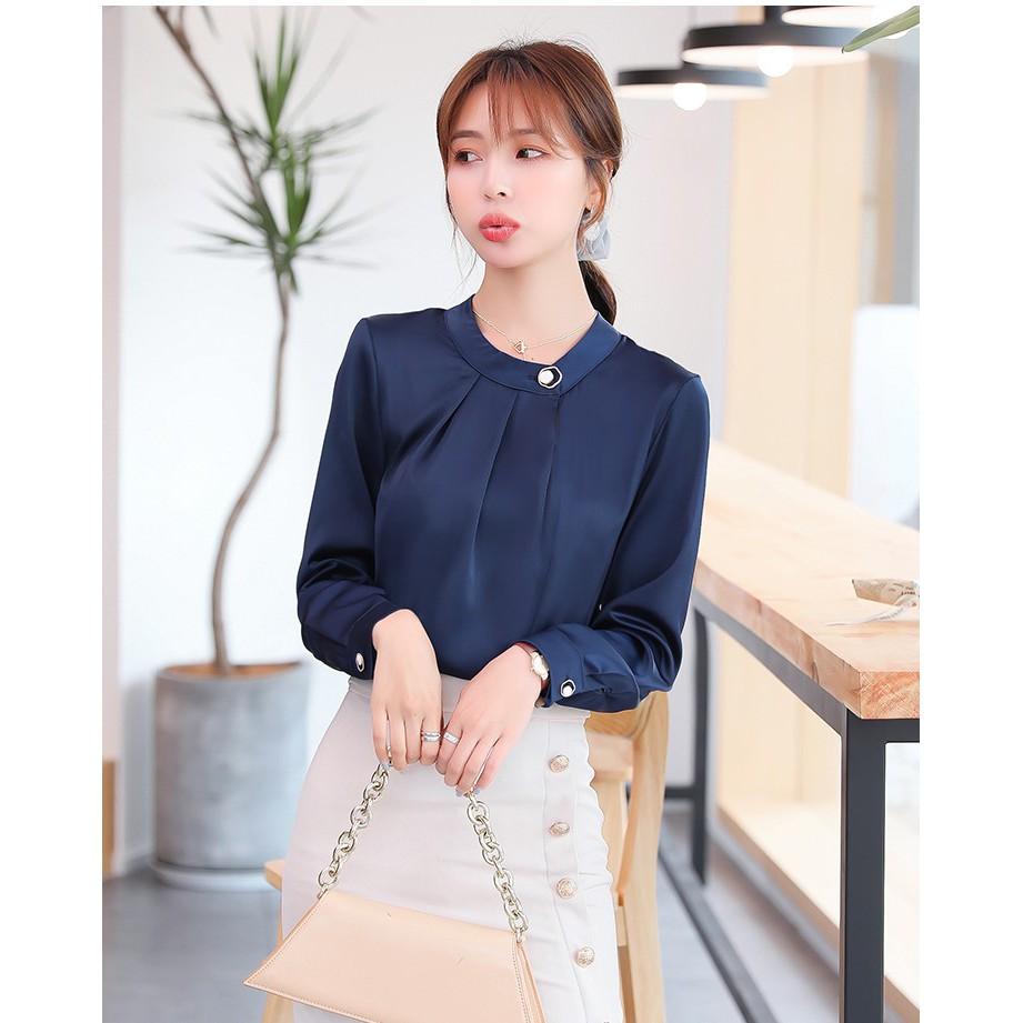 Áo kiểu dài tay công sở cao cấp L06-221