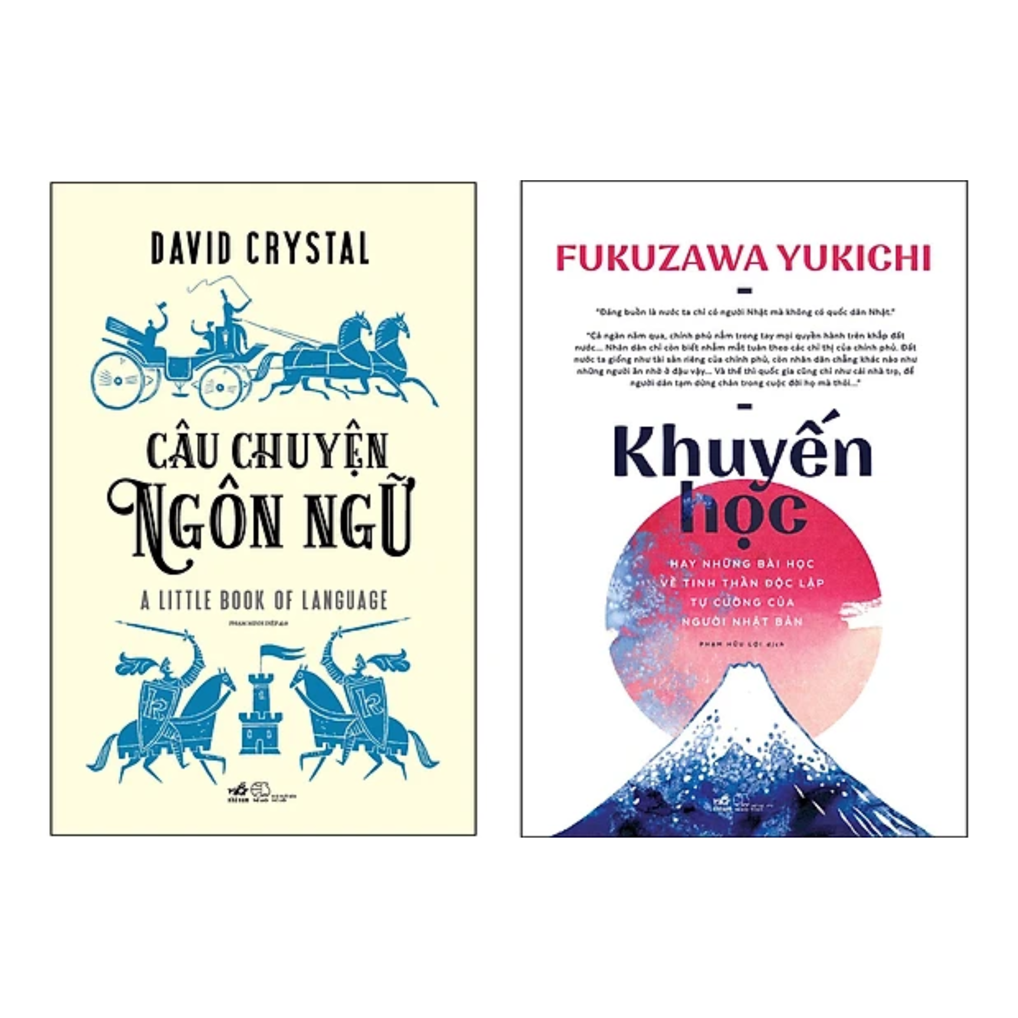 Combo 2 Cuốn: Câu Chuyện Ngôn Ngữ + Khuyến Học