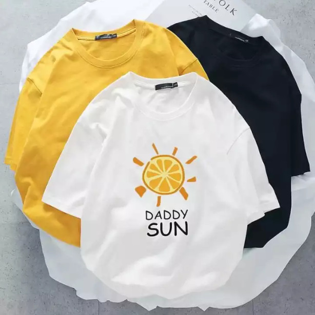 Áo Thun tay lỡ cho cả Nam và Nữ đẹp!  Hình DADDY SUN