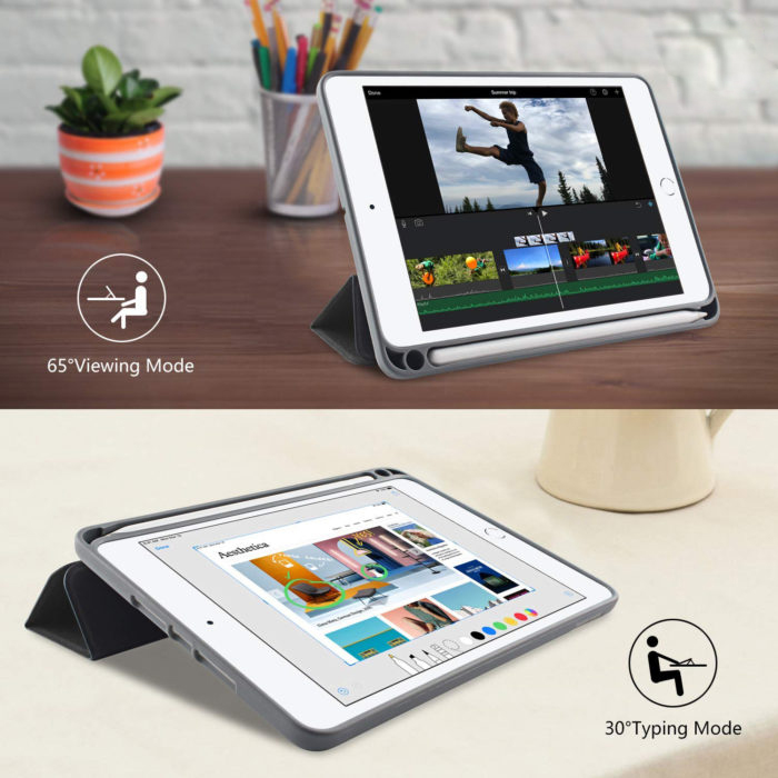 Case Bao da chống sốc mặt lưng canvas cho iPad Pro 11 2020 hiệu Mutural Yashi Series