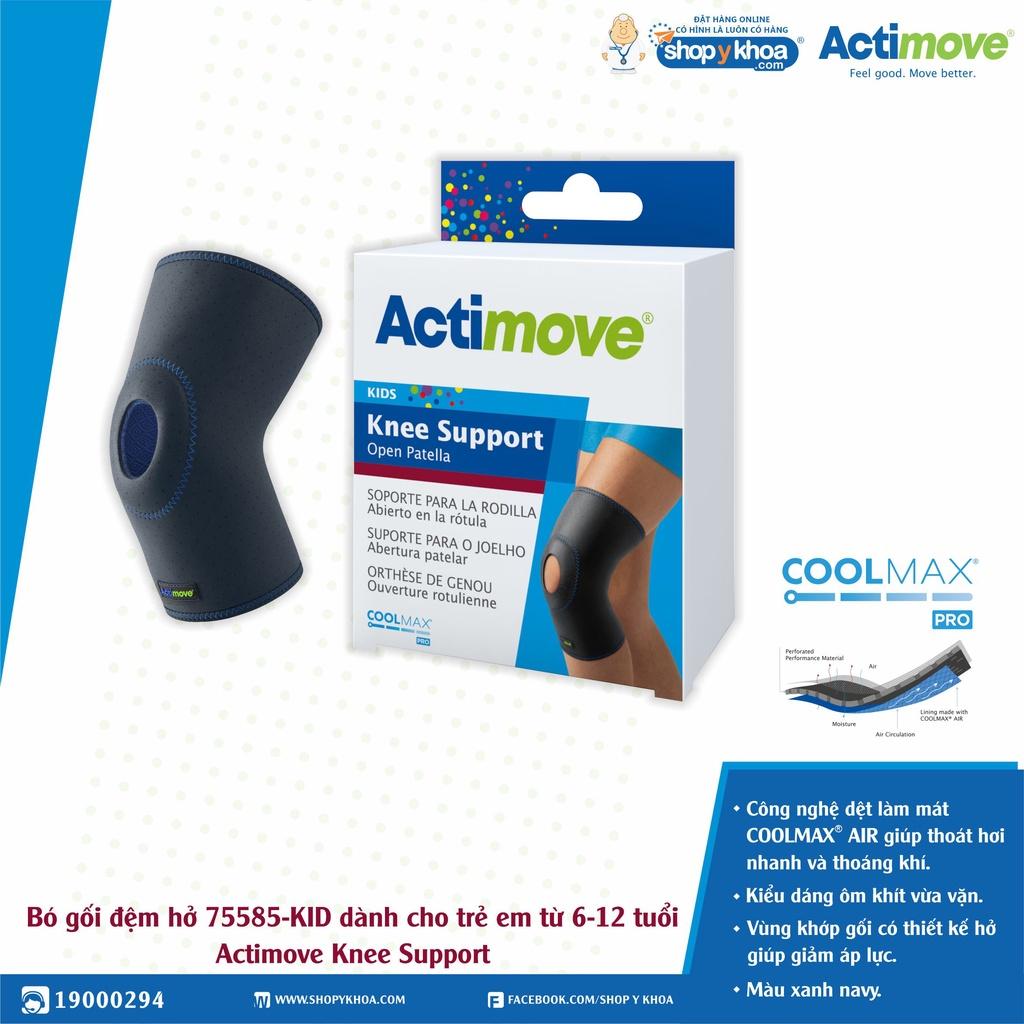 Bó gối đệm hở 75585-KID dành cho trẻ em từ 6-12 tuổi Actimove Knee Support