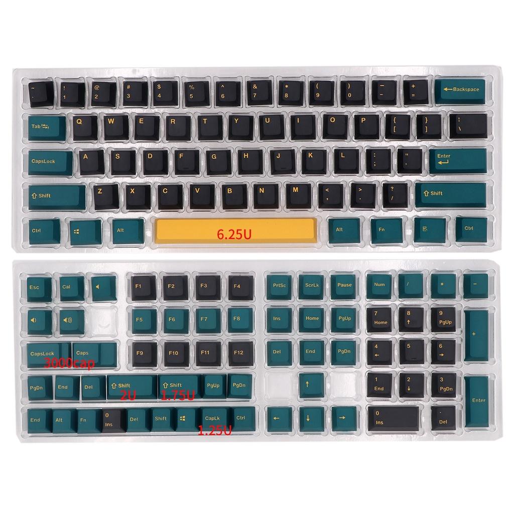 Bộ Keycap Ez01 OEM Profile PBT Double Shot Cho Bàn Phím Cơ