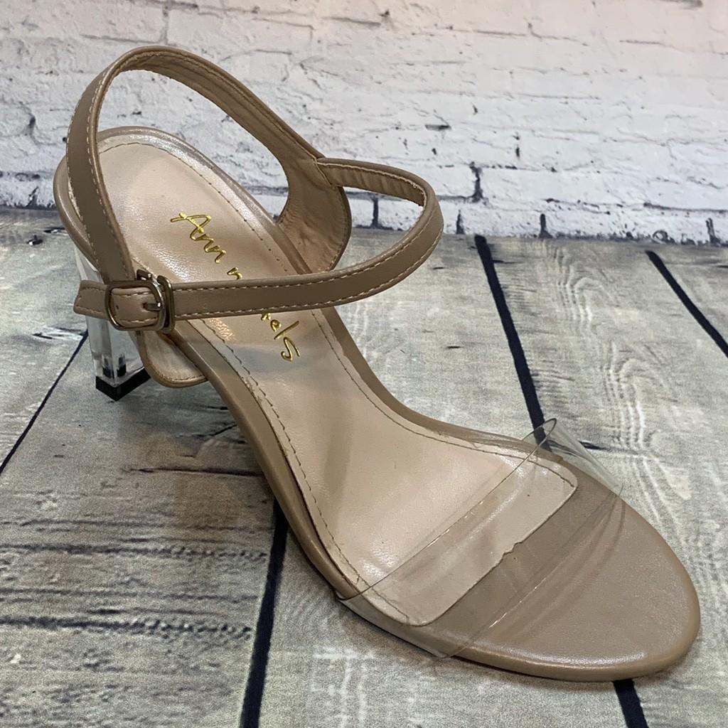 Sandal nữ, dép nữ thời trang cao gót công sở cao cấp quai trong đế trong 2613