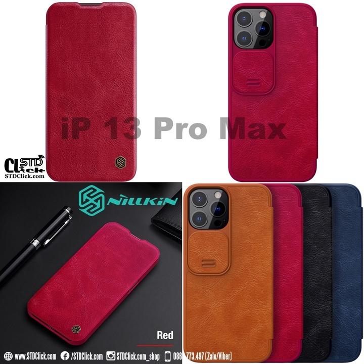BAO DA DÀNH CHO ĐIỆN THOẠI IPHONE 13 PRO MAX - 13 PRO - 13 NILLKIN QIN BẢO VỆ CAMERA