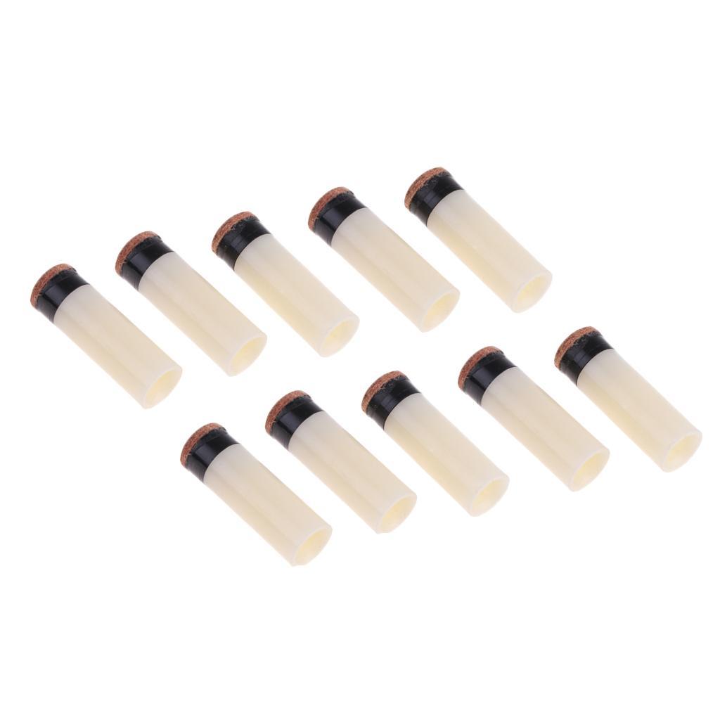 30 Pieces Slip-On Pool Billiard Cue Tips Snooker Stick Ferrules 10/11/12mm