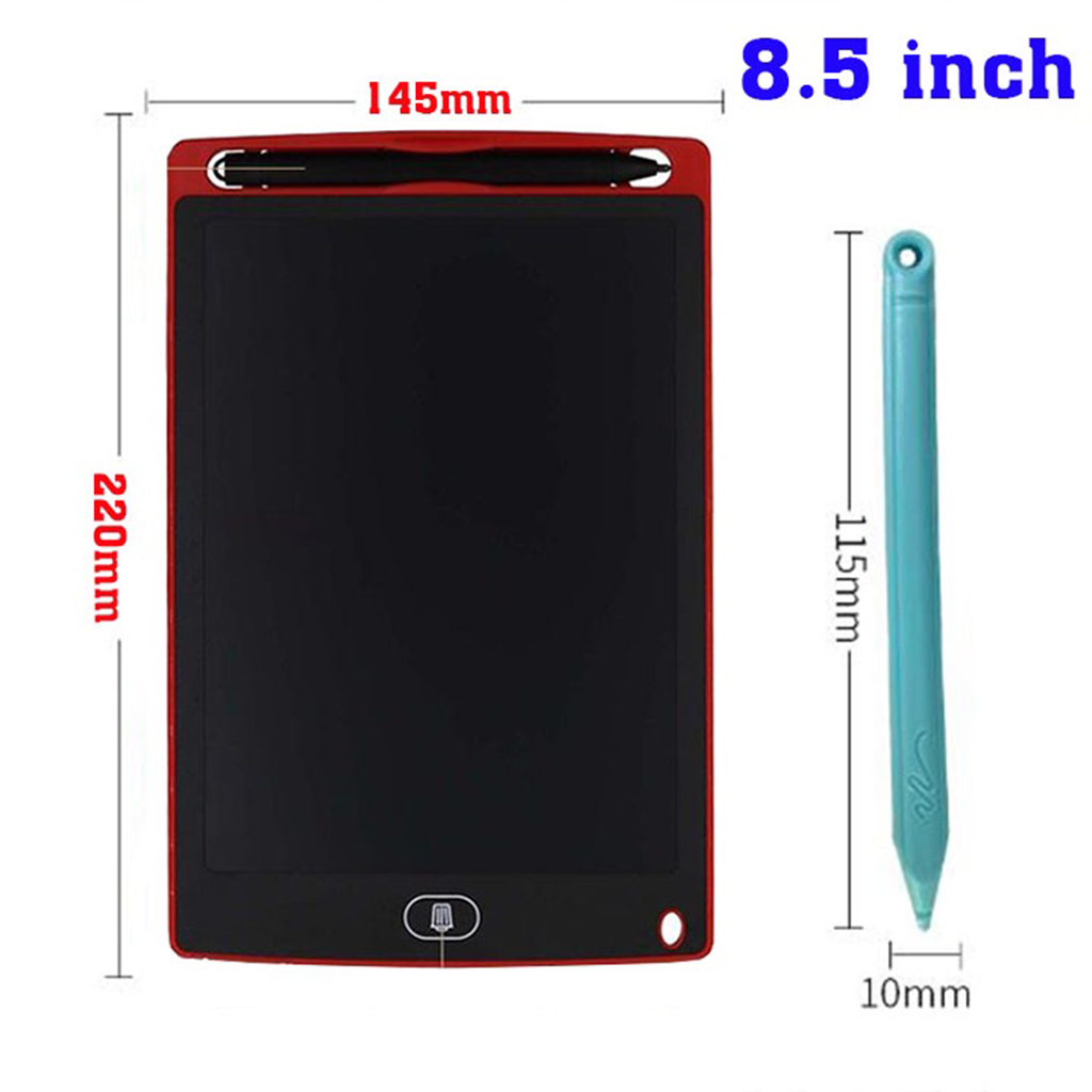 Bảng Viết LCD Tự Xóa Thông Minh Cao Cấp Cho Bé (Đơn Sắc, Đa Sắc - 8.5 Inch)