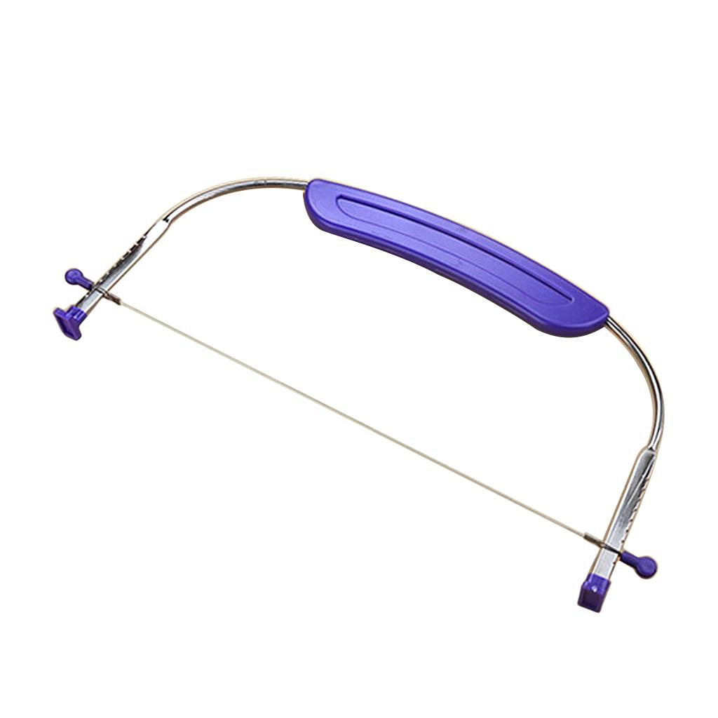 Stainless Steel Saw Adjustable Wire Cake Slicer Cutter Baking Leveler