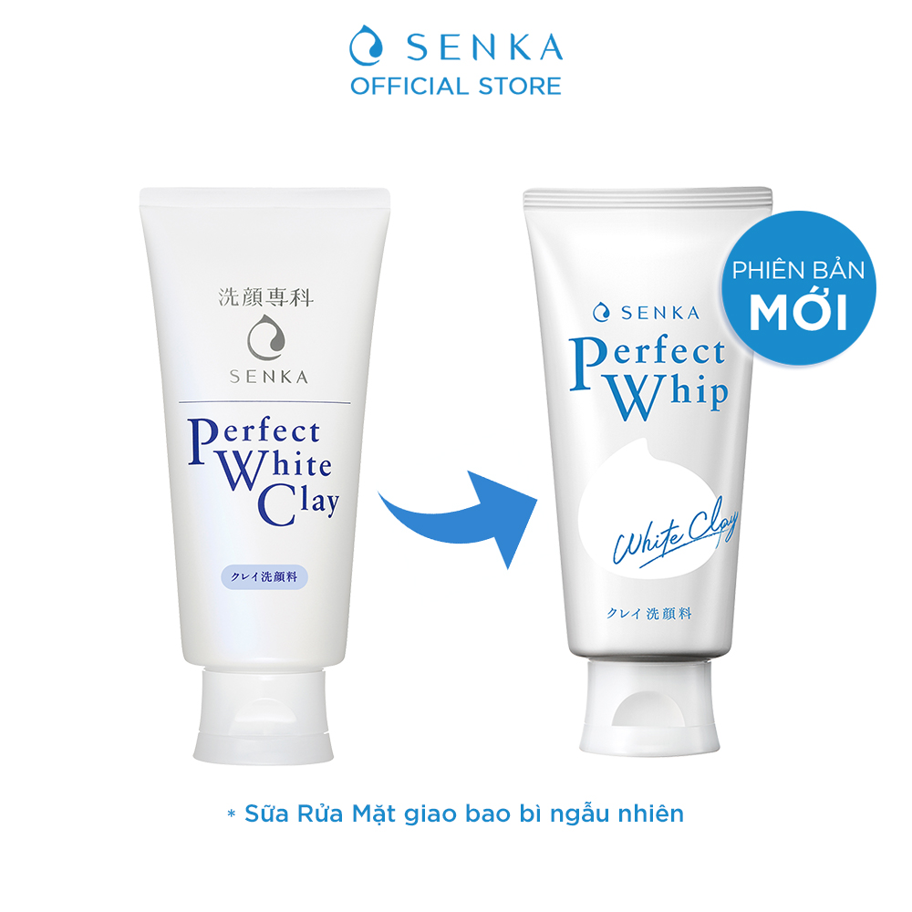 Hình ảnh Combo Sữa tắm dưỡng ẩm Senka Perfect Whip hương hoa hồng, đinh hương 500ml và Sữa rửa mặt chiết xuất đất sét trắng Senka Perfect Whip Clay 120g Hình ảnh Combo Sữa tắm dưỡng ẩm Senka Perfect Whip hương hoa hồng, đinh hương 500ml và Sữa rửa mặt chiết xuất đất sét trắng Senka Perfect Whip Clay 120g