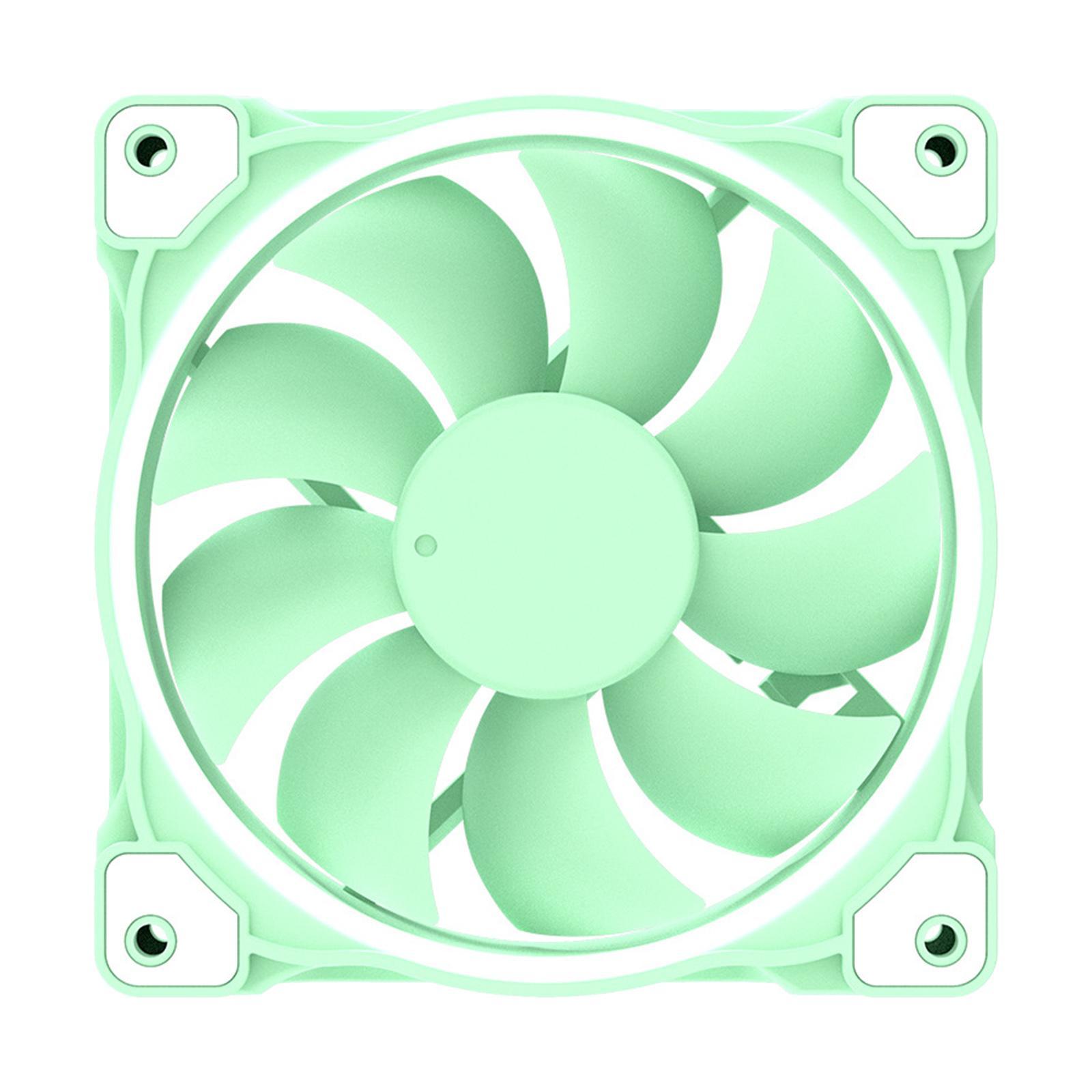 Case-Fan 120mm 3-PIN Analog Controller, Addressable RGB Cooling Fan Motherboard Sync 4 PIN PWM Speed Control Fans for Radiator Computer Cases Cooling