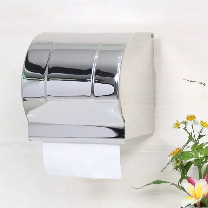 Hộp Giấy Vệ Sinh Cao Cấp 100% Inox 304 Dày Đẹp Chống Nước Hiệu Quả