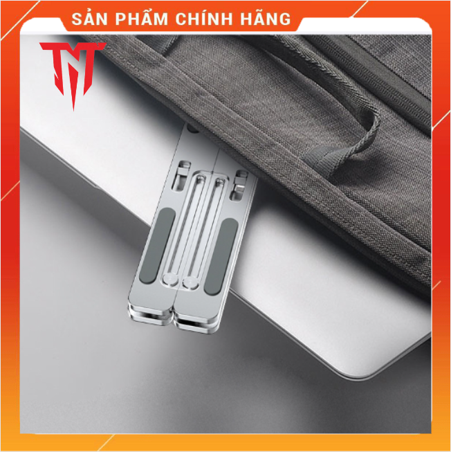 Đế kê laptop chắc chắc gồm 2 loại bằng nhôm và nhựa ABS siêu bền chịu được tải cao - Hàng chính hãng