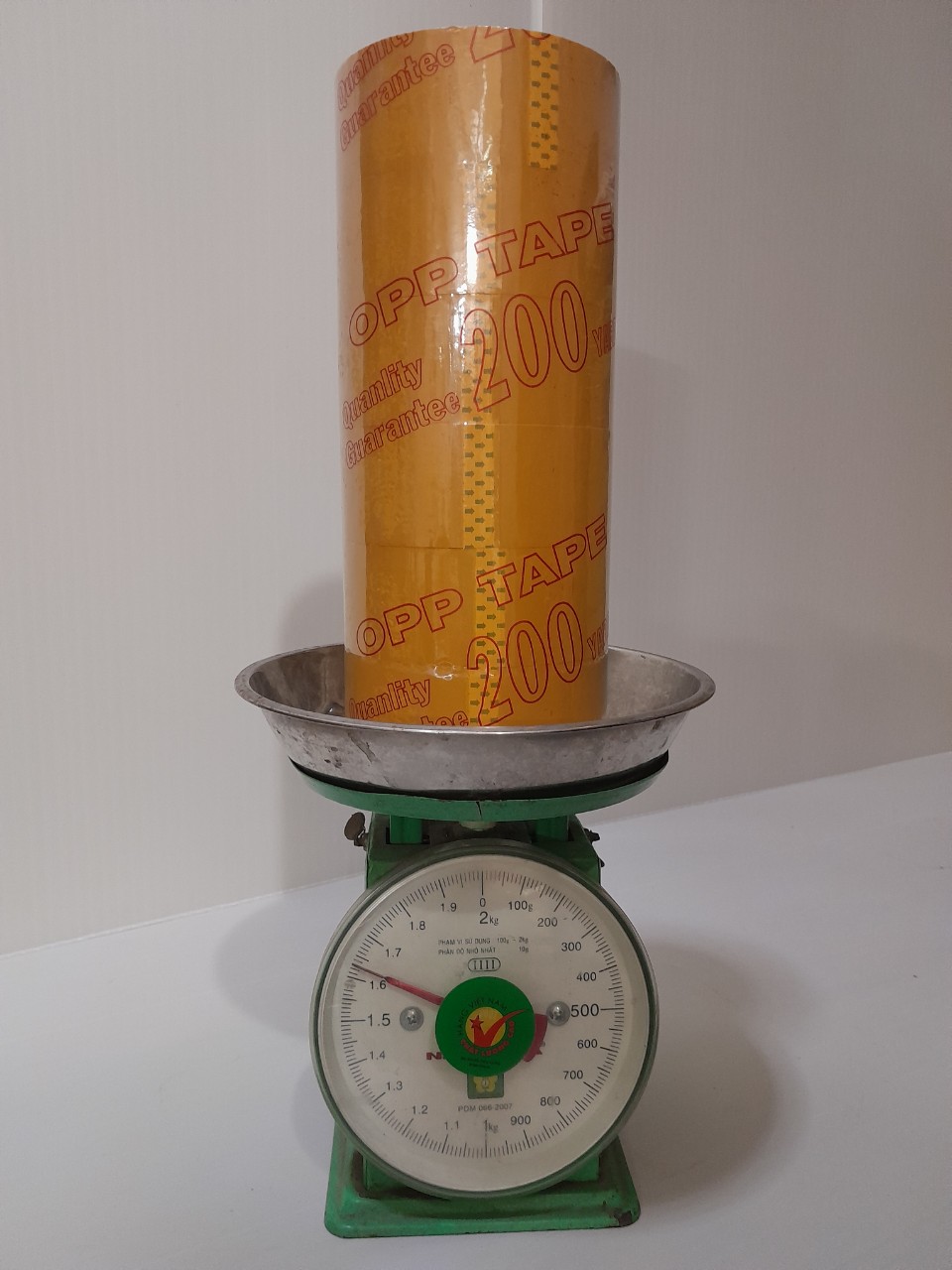 Băng keo đục 1,6Kg, 200Y, Lõi 5li, keo dày, màng dai, đủ cân, đúng lõi, giá xưởng, hàng có sẵn giao ngay