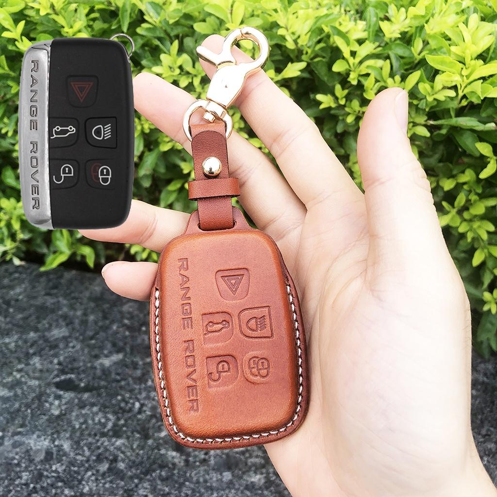 Bao da dành cho chìa khóa Range Rover, RangeRover Handmade da thật 002