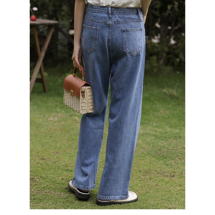 Quần Jean dài ống rộng, quần bò suông dài hàng cao cấp ADO JEANS. (JDVB)