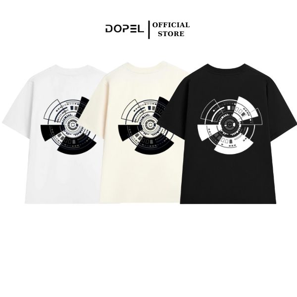Áo Thun Nam Nữ In 3D cá Tính, Ngắn Tay Cổ Tròn, Phong Cách Classic, Chất Cotton Thoáng Mát, Dople Shop
