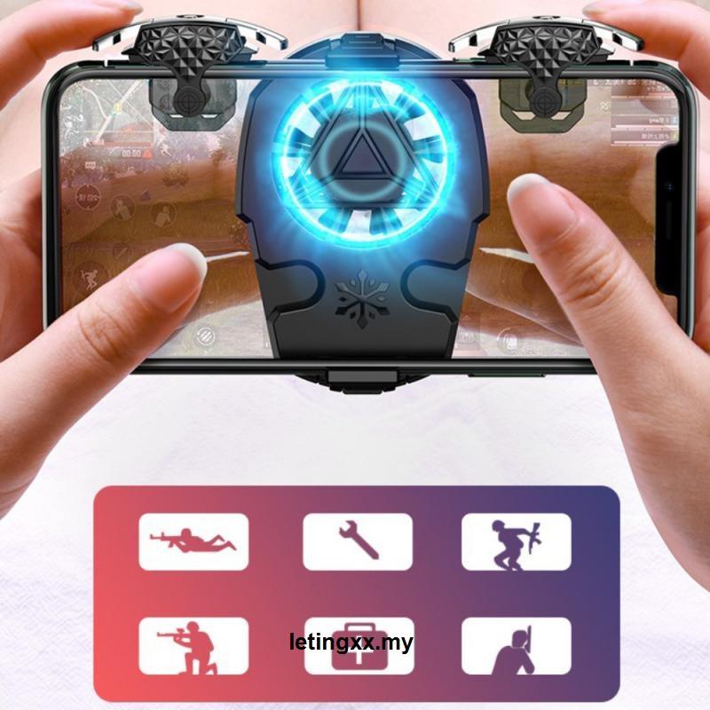 Mobile Tay Cầm Chơi Game Pubg Có Quạt Tản Nhiệt Cho Ios Android