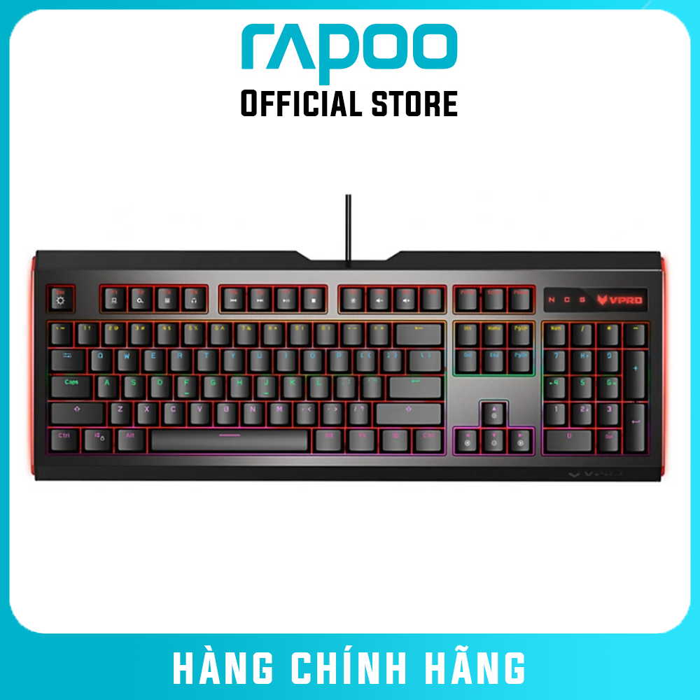 Bàn Phím Cơ Có Dây Rapoo V500L - Hàng Chính Hãng