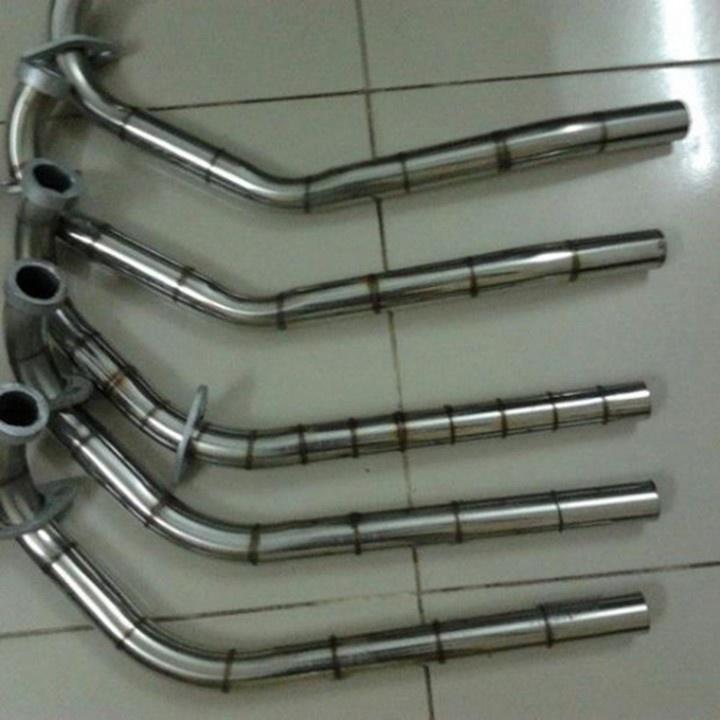 Cổ pô inox gắn xe Wave