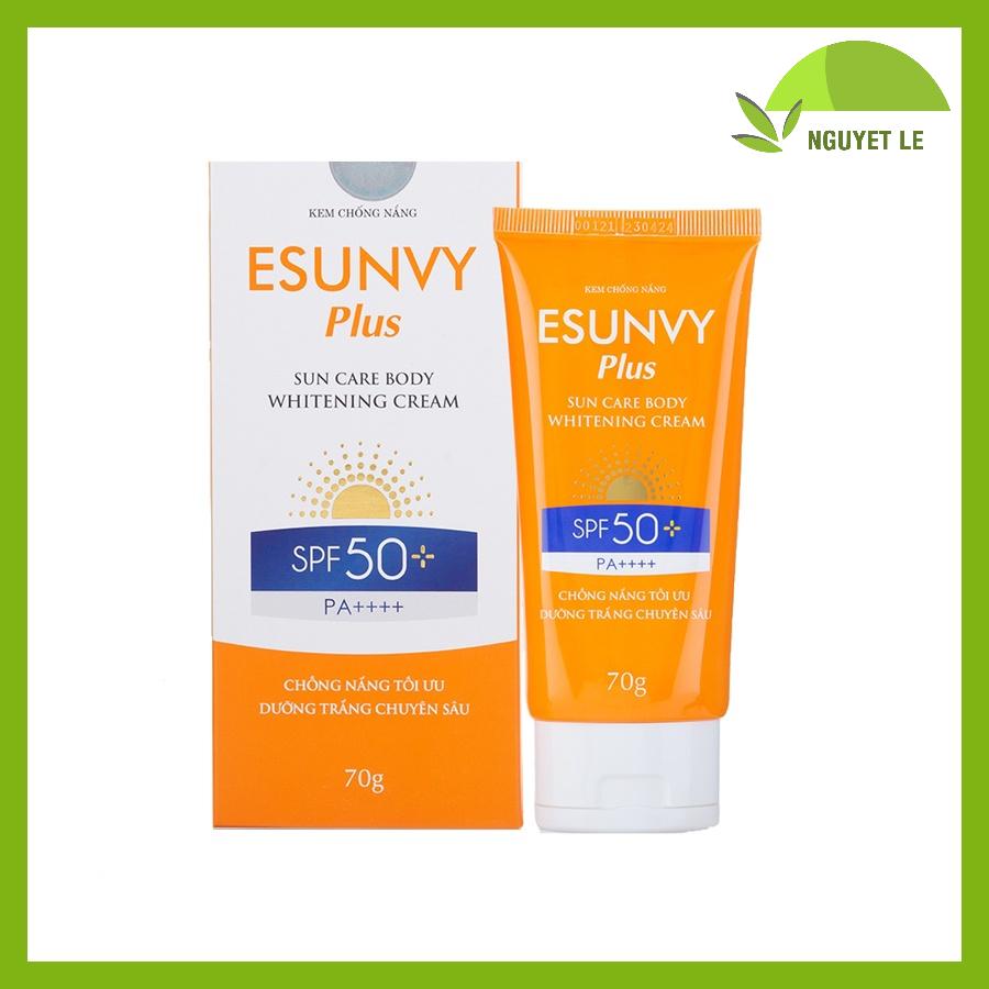 Kem Chống Nắng Body Esunvy Plus Sun Care SPF50+/PA++++ Tuýp 70g - TMP013