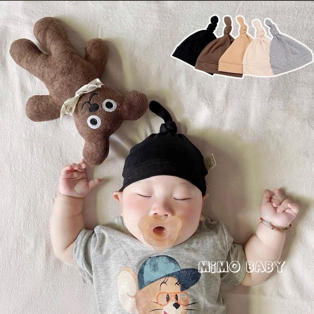 Mũ nón cotton thắt nút đáng yêu cho bé 0-12m Mimo Baby MD25