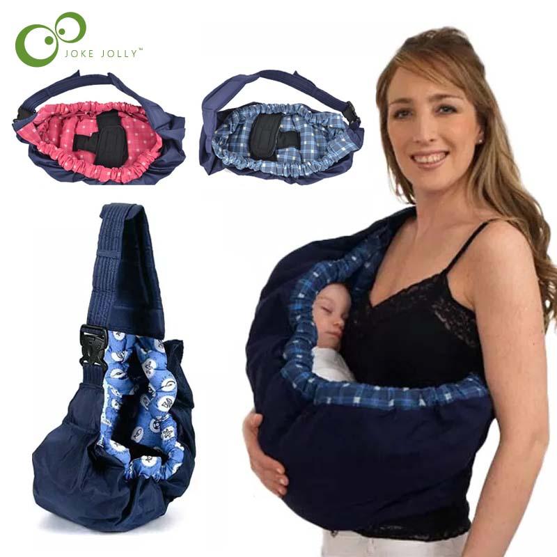 Sơ Sinh Em Bé Swaddle Sling Trẻ Sơ Sinh Điều Dưỡng Papoose Túi Trước Mang Theo Bọc Cotton Nguyên Chất Cho Bé Bú Ăn Mang Theo Túi