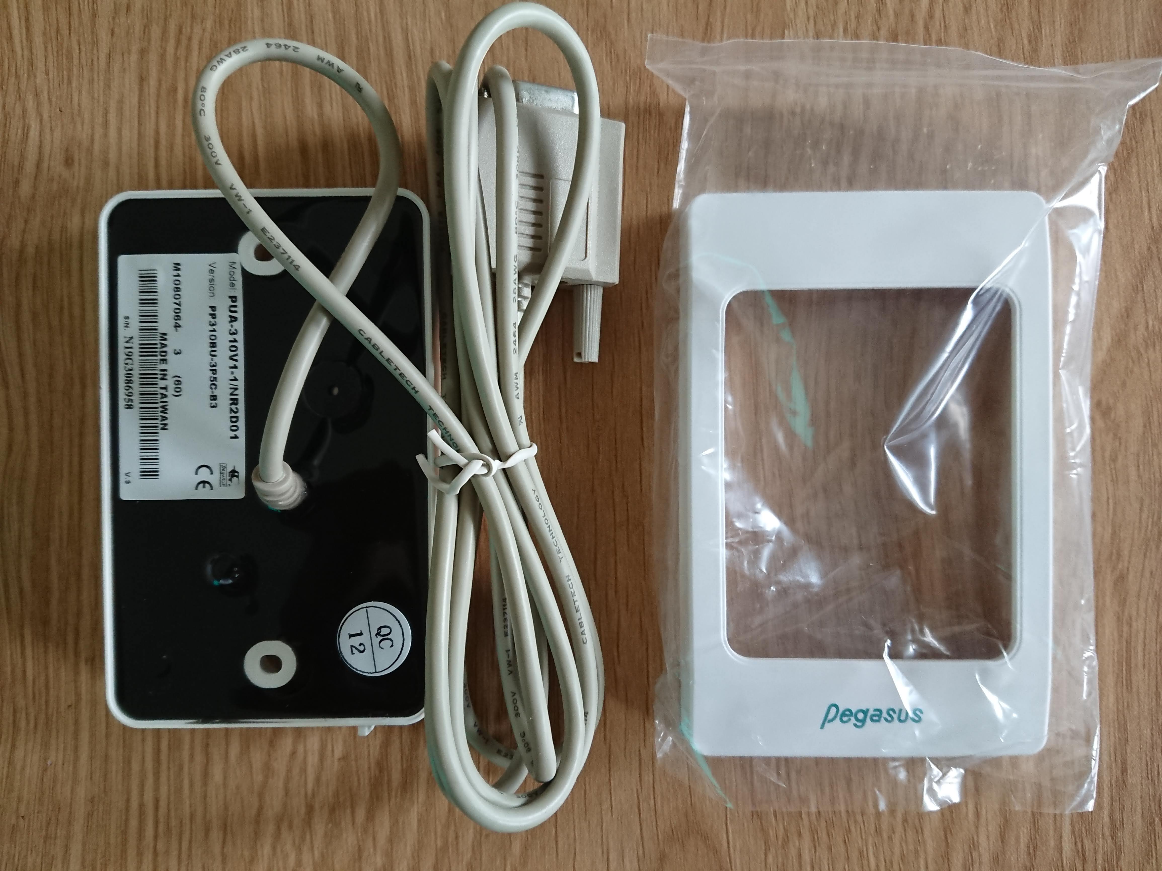 Đầu đọc thẻ EM 125kHz chuẩn RS232 chống thấm nước Pegasus PUA-310V1-1NR2D01  - Hàng nhập khẩu
