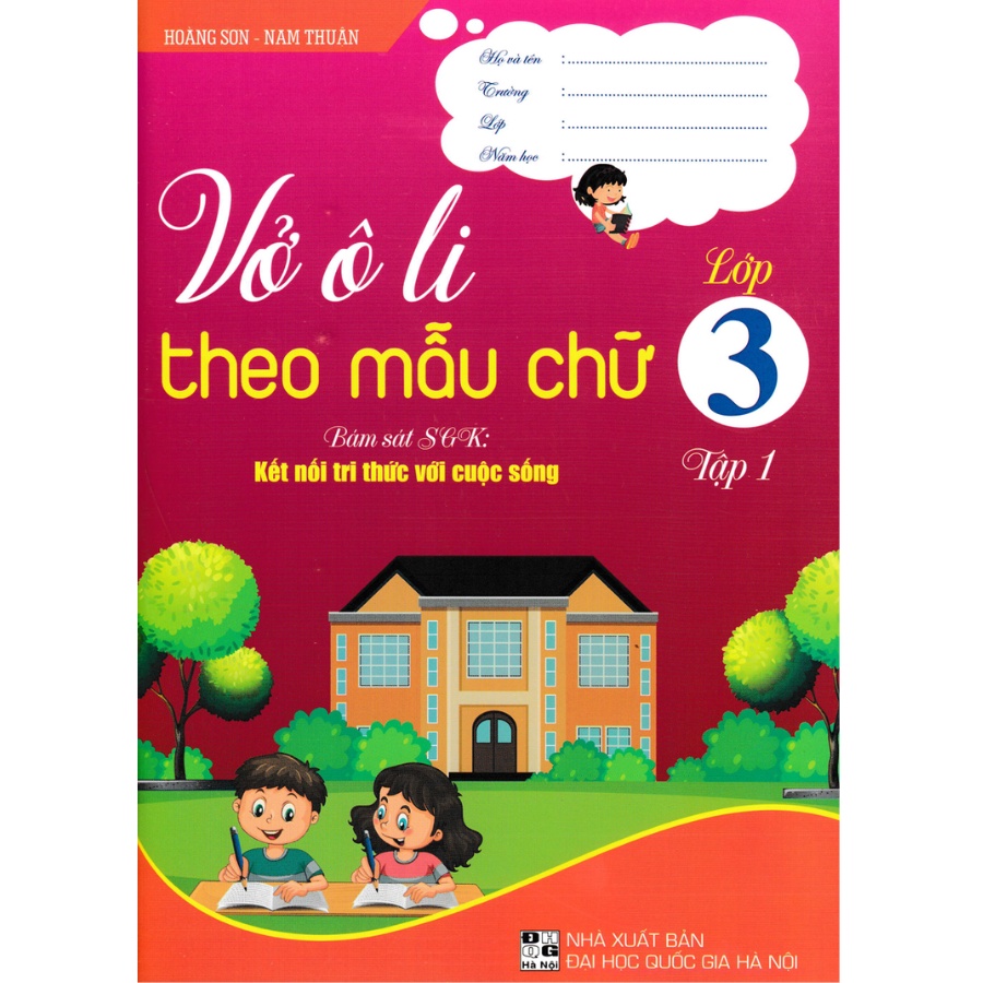 Combo Vở Ô Li Theo Mẫu Chữ + Vở Tập Viết Lớp 3