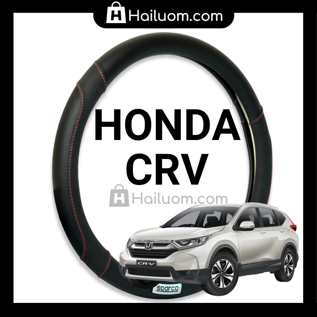 Bọc Vô Lăng ô tô HONDA CRV | Bọc Vô Lăng cao cấp Sparco Italy