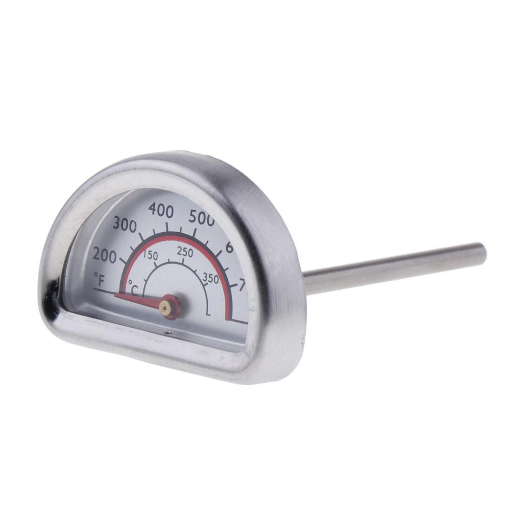 3xPrecise Semicircle Oven Monitoring Thermometer BBQ Cooking Thermometer Gauge