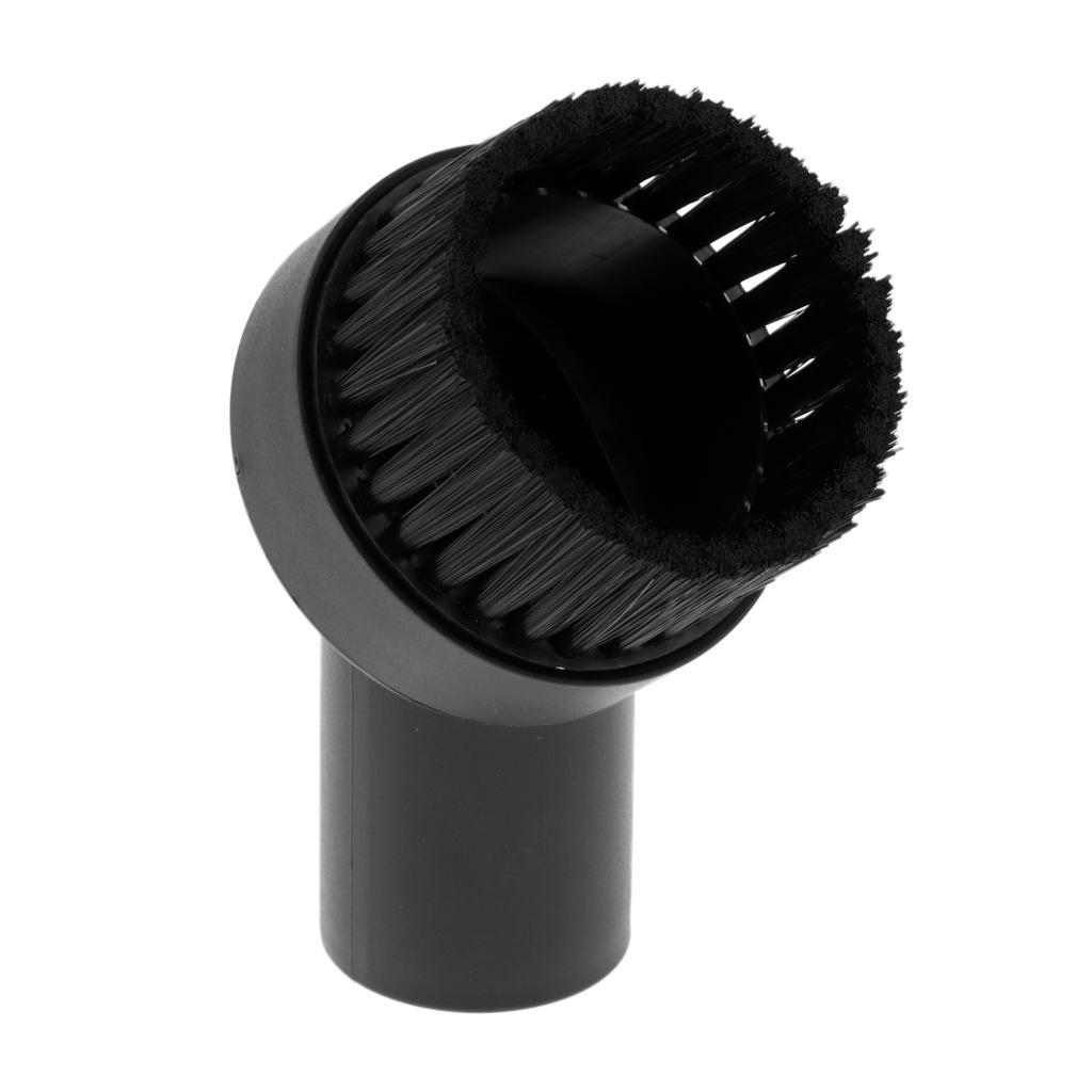 Set 3-Piece 32mm/1.25" Dia. Vacuum Brush Bristle & Horsehair Brush-35mm Hair