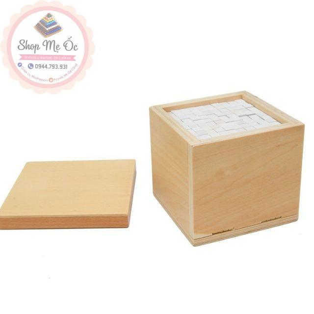 Giáo cụ Montessori - Bộ 1000 khối lập phương có kích thước 1x1x1cm