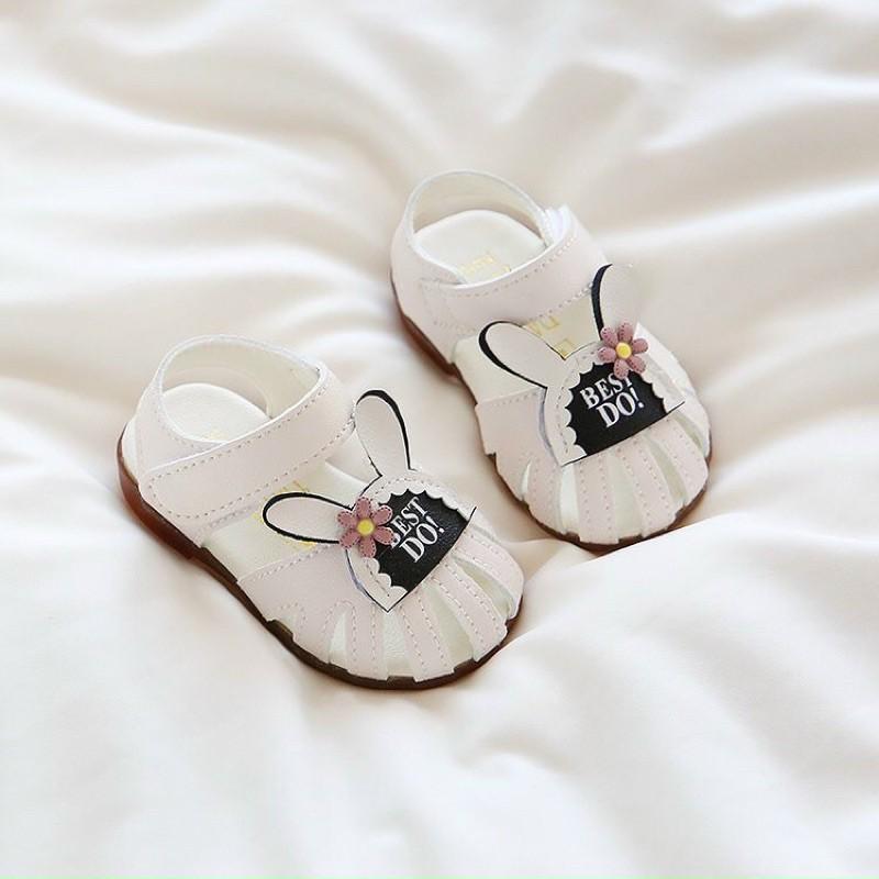 Dép sadan tập đi tai thỏ cho bé gái