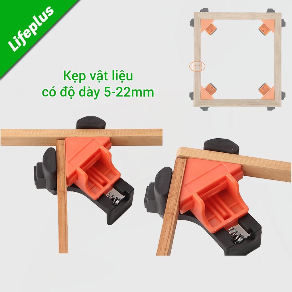 Bộ 4 ê tô góc vuông - kẹp góc vuông nhanh