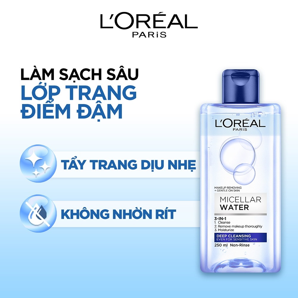 Bộ sản phẩm làm sạch và dưỡng da căng mướt L'Oreal Paris