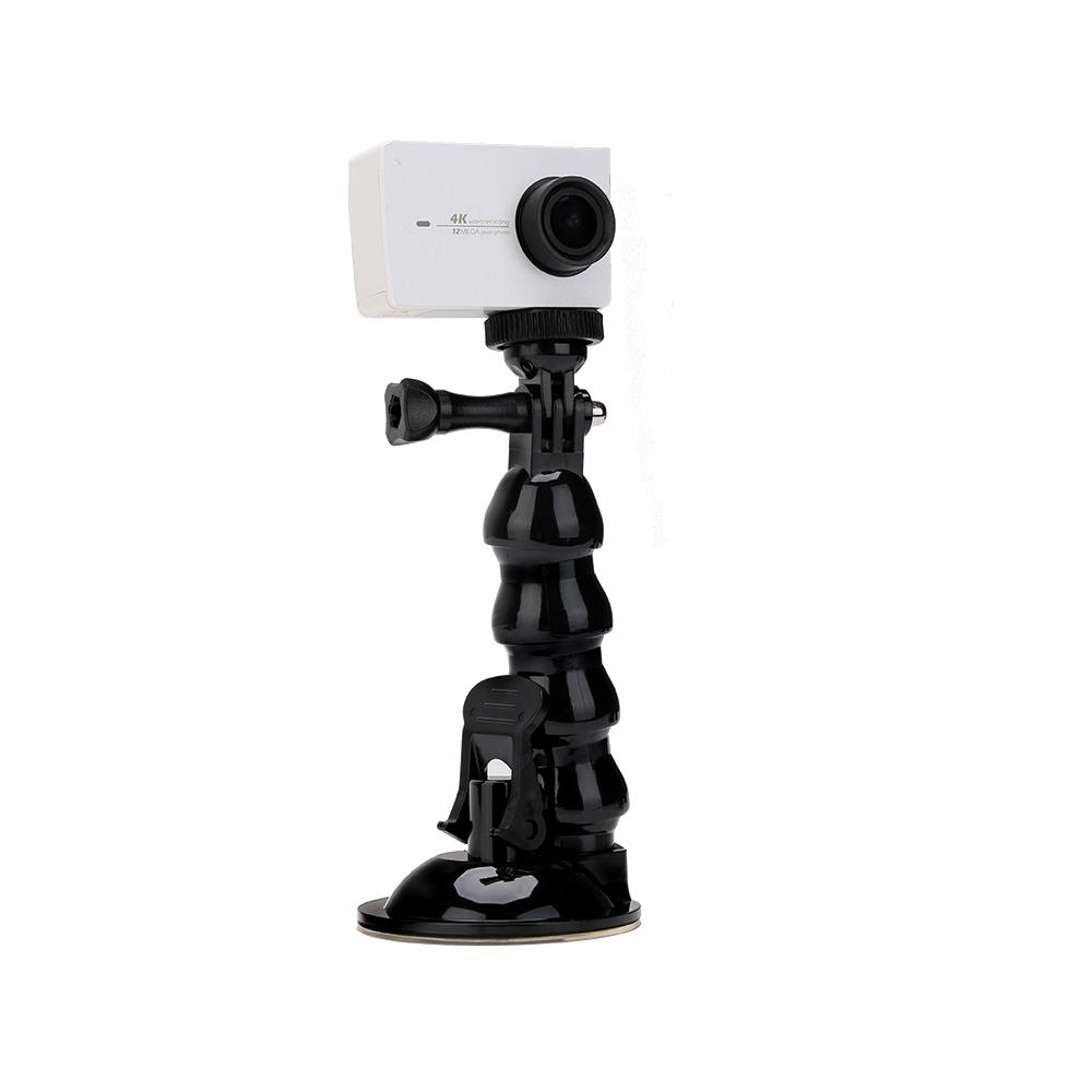 TELESIN Cửa Sổ Ô Tô Hút Linh Hoạt Cổ Ngỗng Nối Dài Ốp Cho GoPro 10 9 8 7 6 5 Insta360 Osmo Hành Động Điện Thoại Di Động