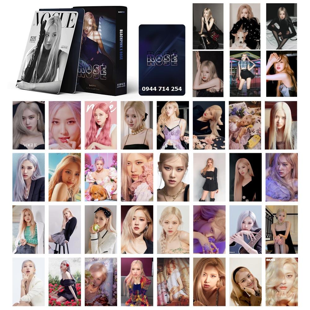 Trọn bộ 55 Card Rosé Blackpink Lomo Rosé Solo 2022