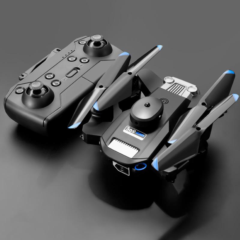 Giao hàng nhanh Sản phẩm mới S69 HD Chụp ảnh trên không Quadcopter 360 ° Tránh chướng ngại vật thông minh đa hướng Máy bay không người lái điều khiển từ xa gấp