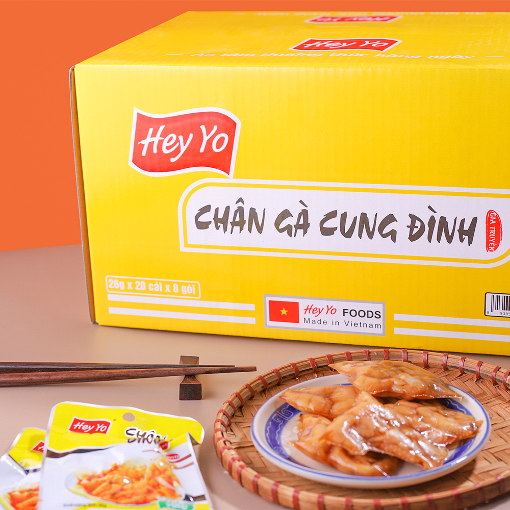 Combo 15 Chân Gà rút xương Cung Đình 26g hàng Việt Nam thơm ngon chất lượng