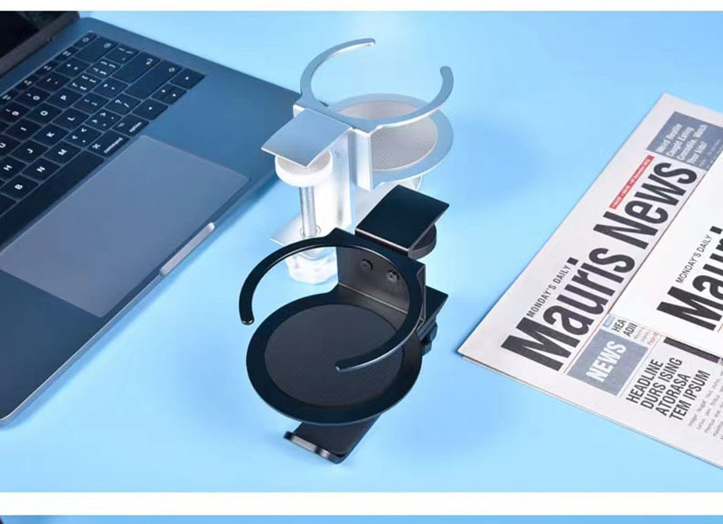 Giá Để Cốc Nước Kẹp Cạnh Bàn; Kẹp Đỡ Ly Nước; Giá Đở Giữ Tai Nghe Headphone; Kẹp Cốc Nước < 65mm